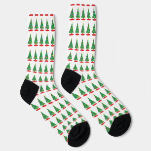 Christmas Tree Pattern Socks