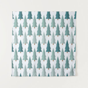 Christmas tree pattern tapestry