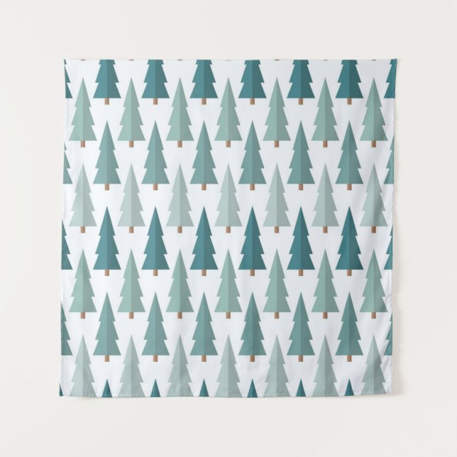 Christmas tree pattern tapestry (Front)