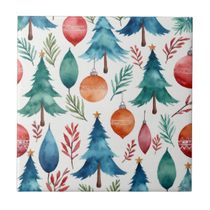 Christmas Tree Pattern Tile