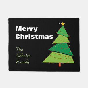 Christmas Tree-Personalised Doormat