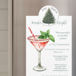 Christmas Tree Personalised Magnet