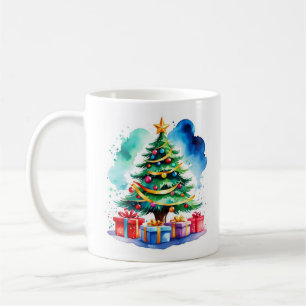 Christmas Tree Personalised Mug