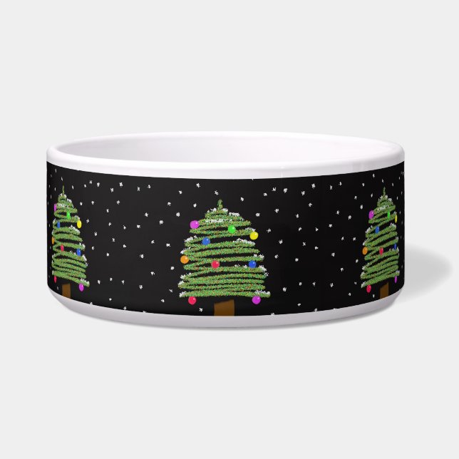 Christmas Tree Pet Bowl (Front)