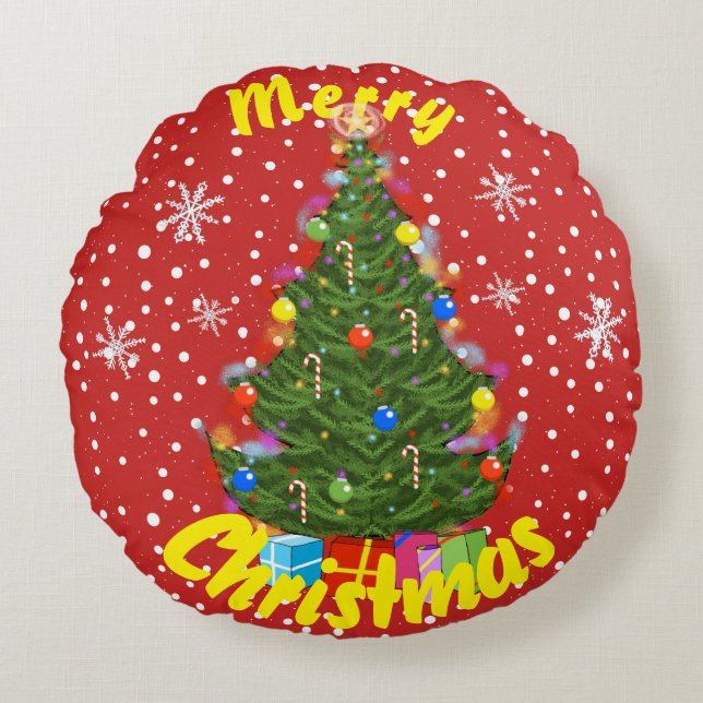 Christmas Tree Pillow (Front)