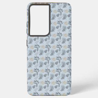 Christmas Tree Pine Cone Pattern Samsung Galaxy Case