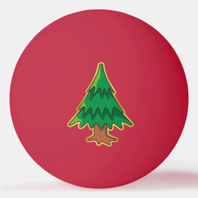 Christmas tree ping pong ball (Front)