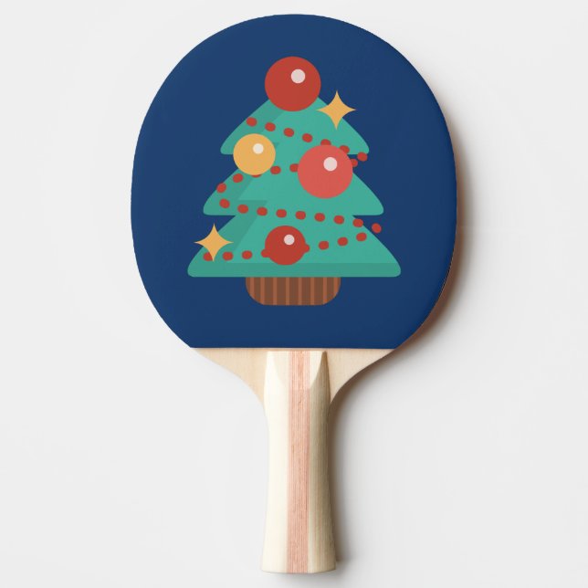 Christmas Tree Ping Pong Paddle (Front)