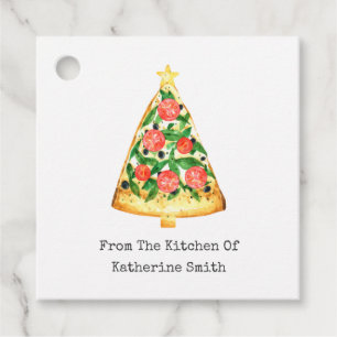 Christmas Tree Pizza Slice From The Kitchen Of Favour Tags