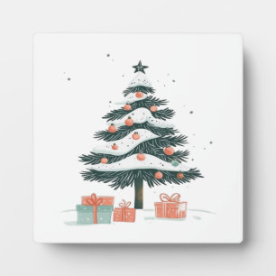 Christmas tree  plaque