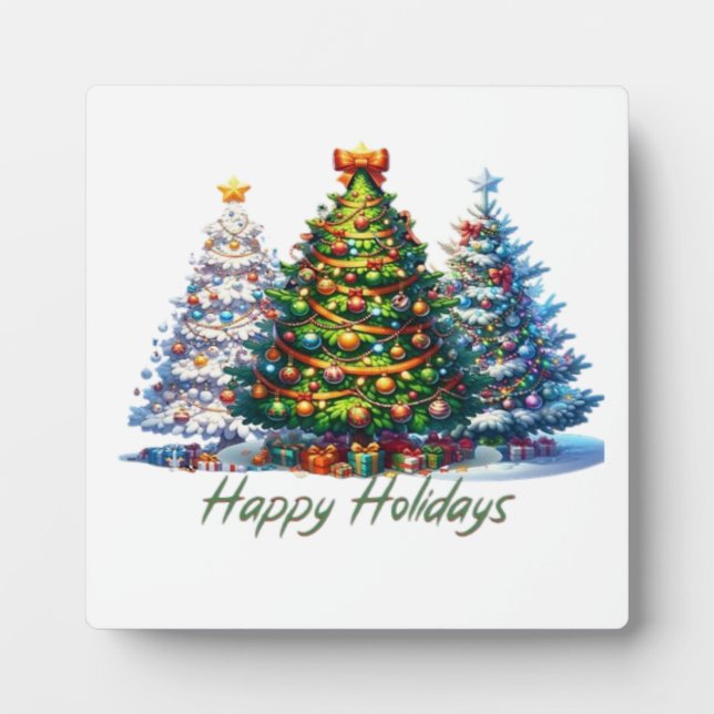Christmas tree  plaque (Front)
