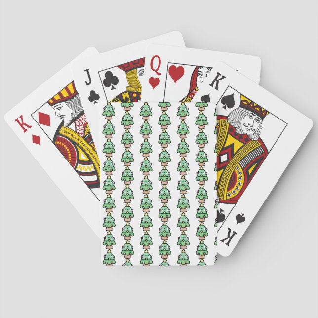 christmas tree playing cards (Back)