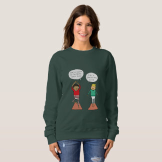 Christmas Tree Pose | Funny Yoga Christmas Jumper Sweatshirt