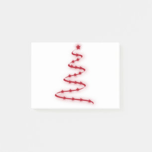 Christmas  tree post-it notes