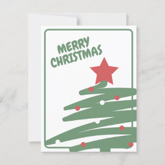 Christmas Tree Postcard