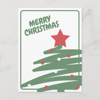 Christmas Tree Postcard