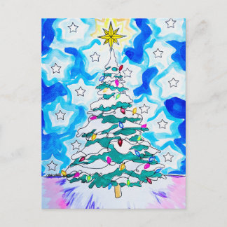 Christmas Tree Postcard