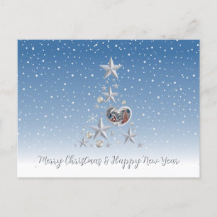 Christmas tree postcard