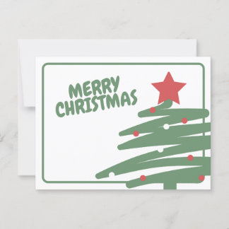 Christmas Tree Postcard