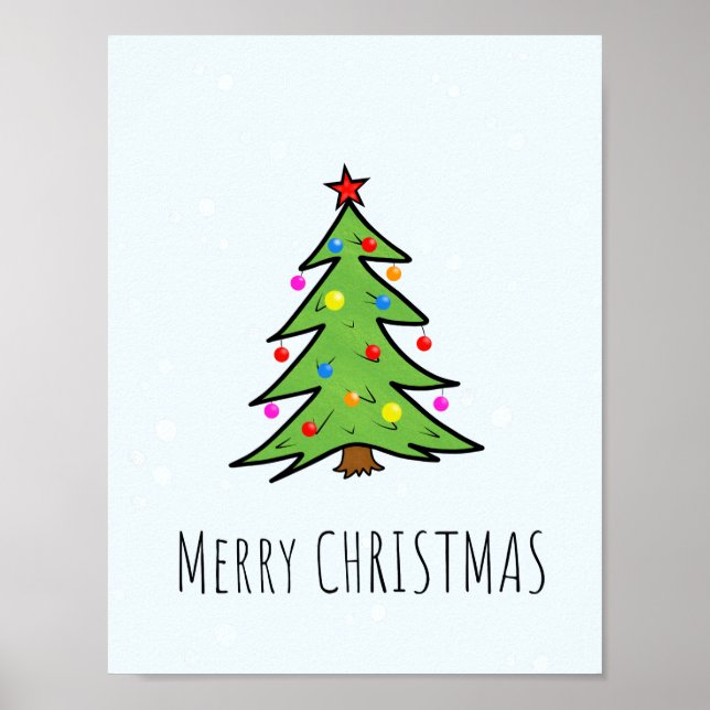 Christmas tree poster (Front)