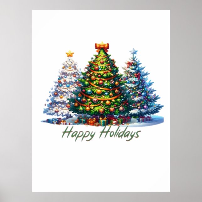 Christmas tree  poster (Front)