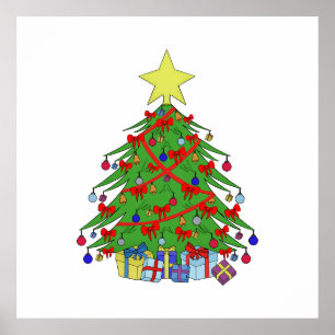 Christmas tree poster