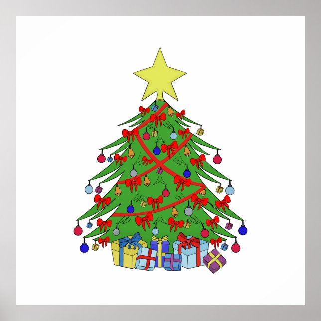 Christmas tree poster (Front)