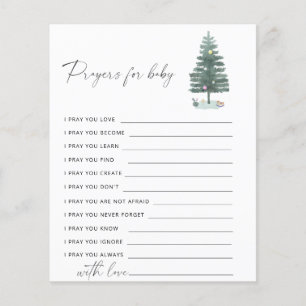 Christmas tree - prayers for baby