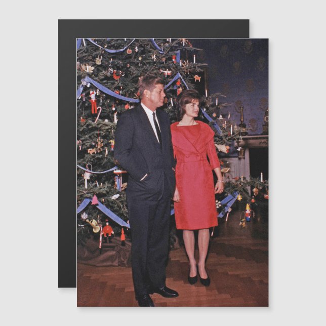 Christmas Tree President John Kennedy & Jacqueline (Front/Back)