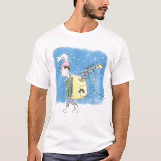 Christmas Tree Rabbit T-Shirt