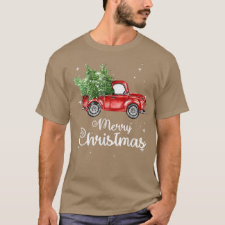 Christmas Tree Red Truck Pajama, Vintage Buffalo P T-Shirt