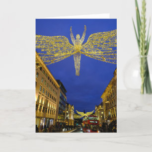 Christmas Tree, Regent Street, London UK Card