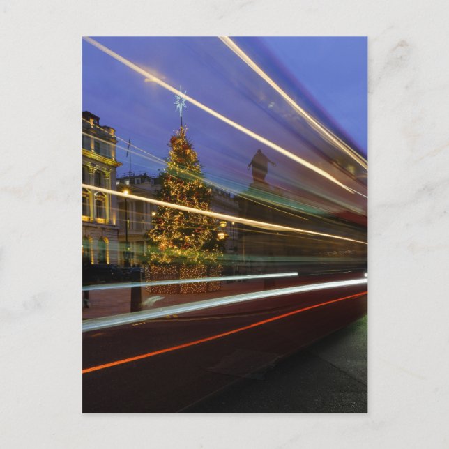 Christmas Tree, Regent Street St James, London Postcard (Front)