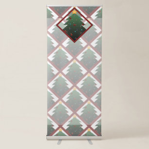 Christmas Tree Retractable Banner