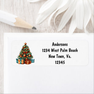 Christmas Tree Return Address