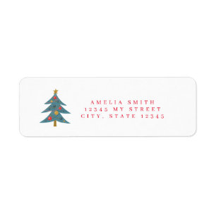 Christmas Tree Return Address