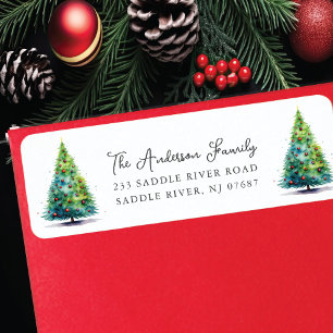 Christmas Tree Return Address