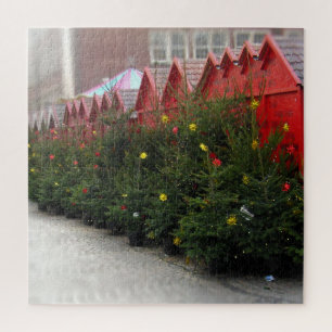 Christmas Tree Row Christkindlmarket -20x20-676 pc Jigsaw Puzzle