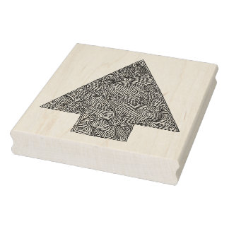 Christmas Tree Rubber Stamp