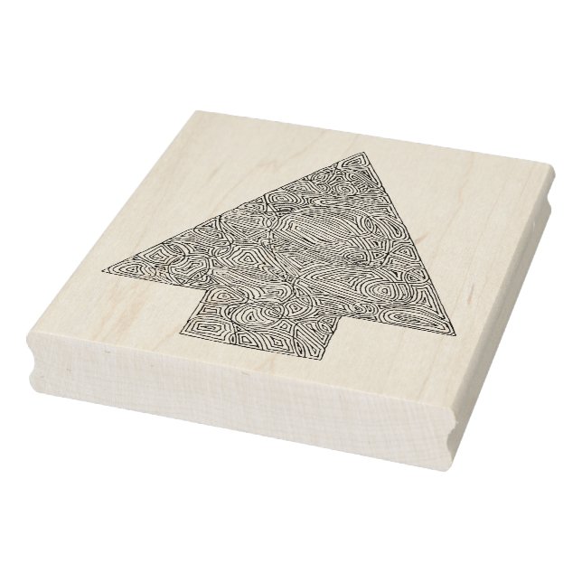 Christmas Tree Rubber Stamp (Stamp)
