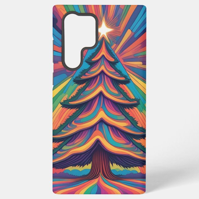 Christmas Tree Samsung Galaxy S22 Ultra Case (Back)