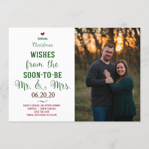 Christmas Tree Save the Date Invitation