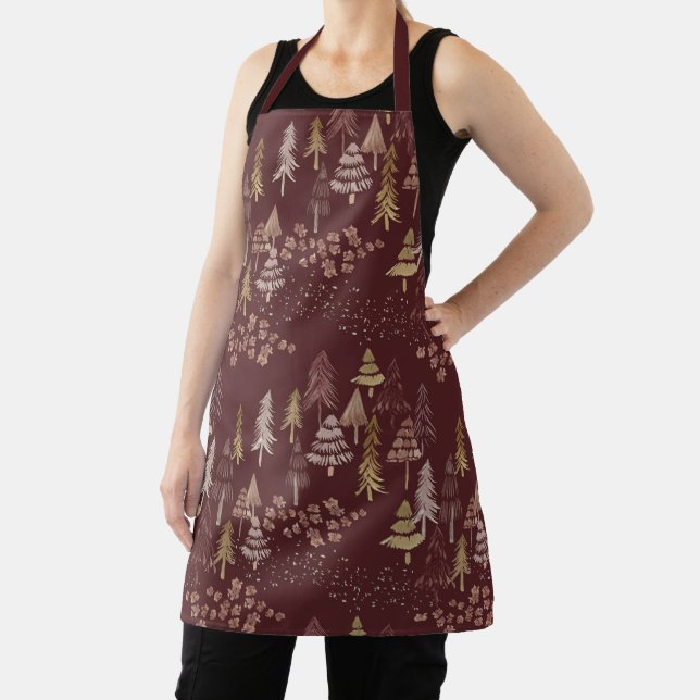 Christmas Tree Scatter Apron (Insitu)
