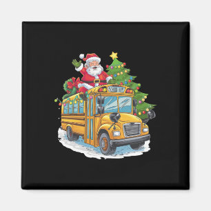 Christmas Tree School Bus Driver Costume Adults An Magnet