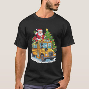 Christmas Tree School Bus Driver Costume Adults An T-Shirt