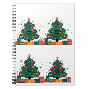 Christmas tree Season greetings Notebook
