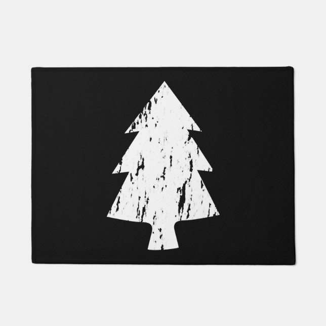 Christmas Tree Shirt Doormat (Front)