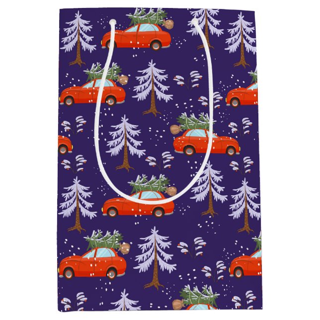 Christmas Tree Shopping Gift Bag (Front)