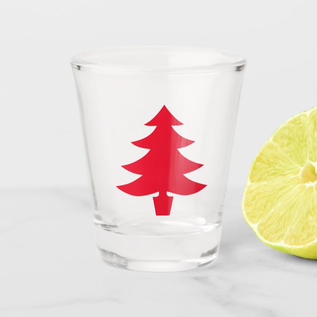 Christmas tree shot glass (Front)
