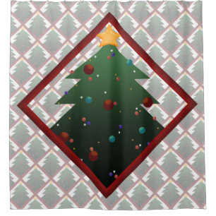 Christmas Tree Shower Curtain